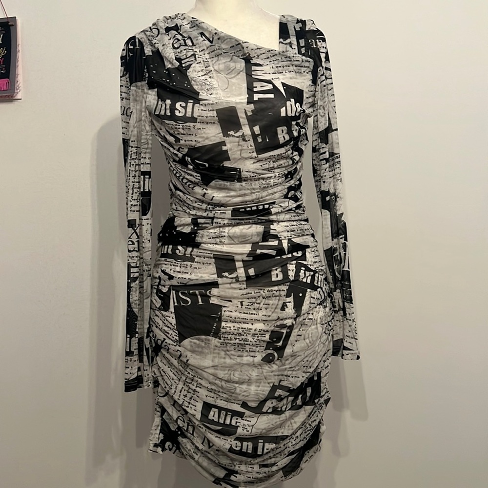 ZARA NWT dress sz S stretchy